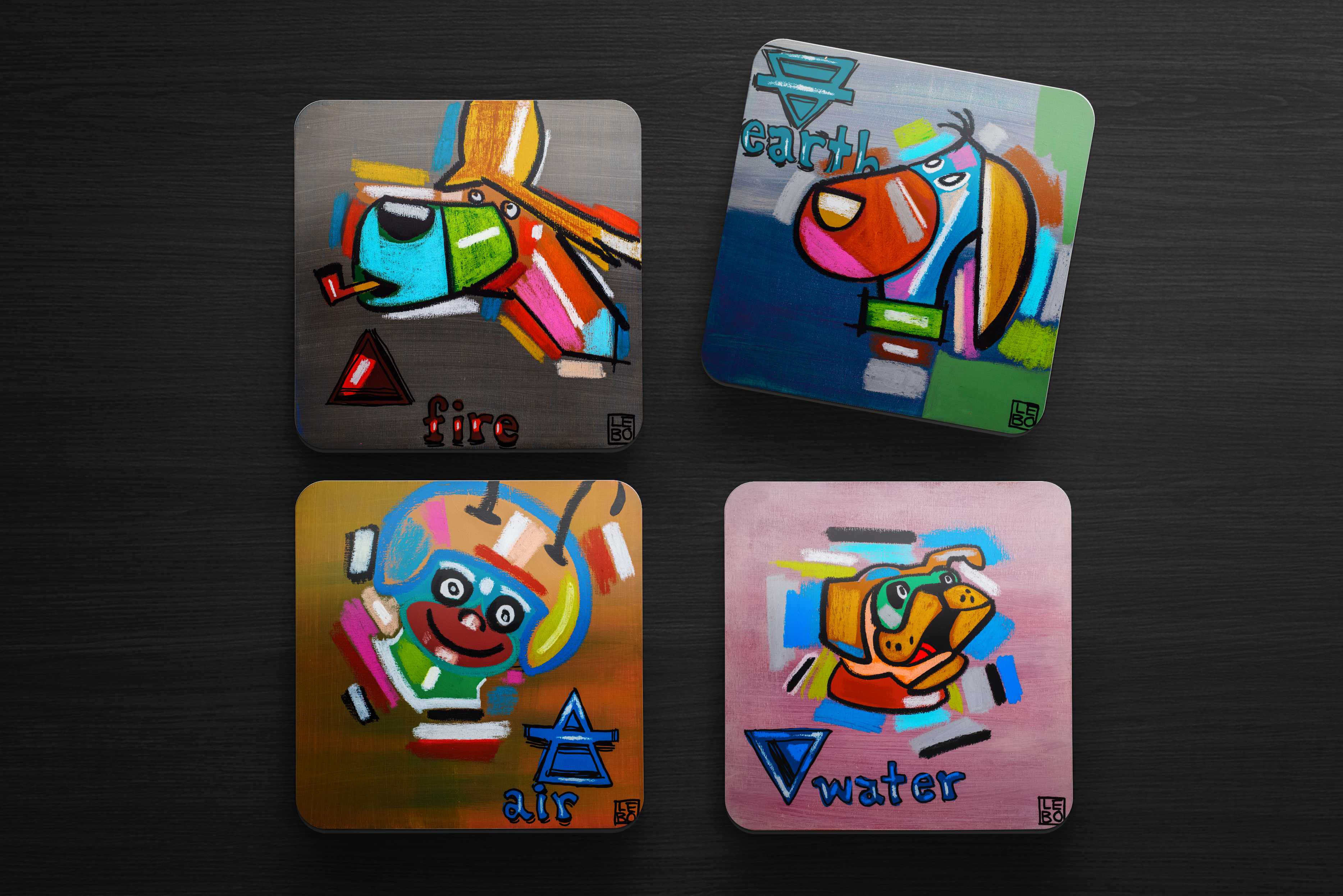 The Elements - Lebo Coasters